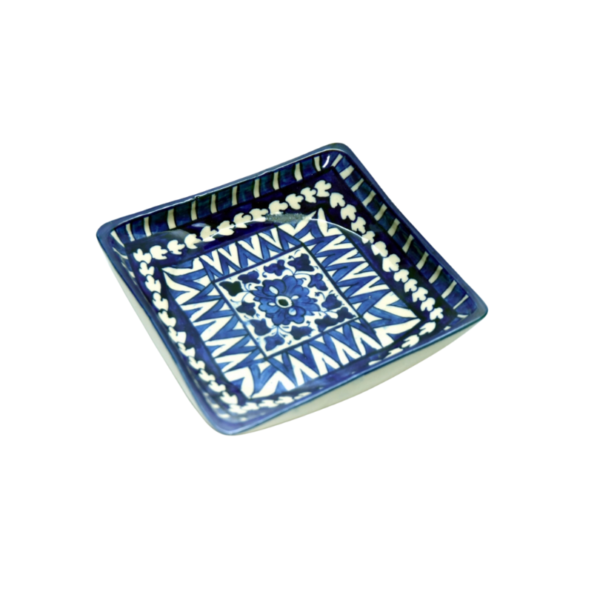 Blue Square Plate